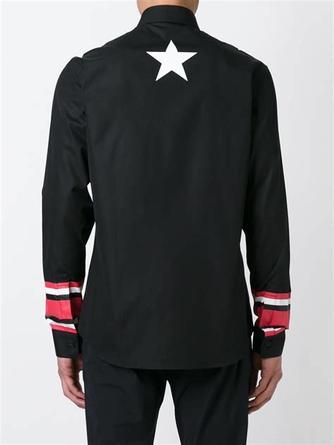 givenchy black star shirt